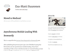 Tablet Screenshot of esa-matti.suuronen.org